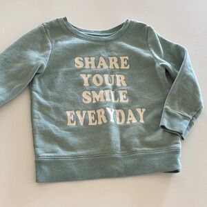 Garanimals Green Sweatshirt - Share Your Smile Everyday